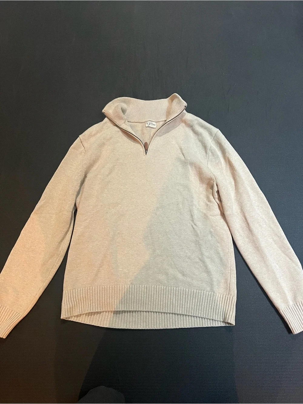 J. Crew Heritage Cotton Quarter-Zip Sweater